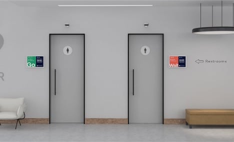bathroom doors